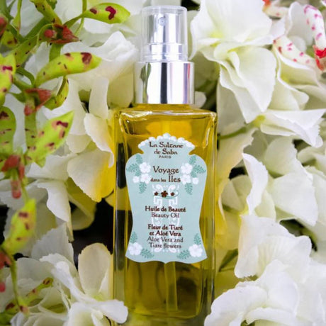 Beauty Oil Tiare Flowers Aloe Vera La Sultane De Saba