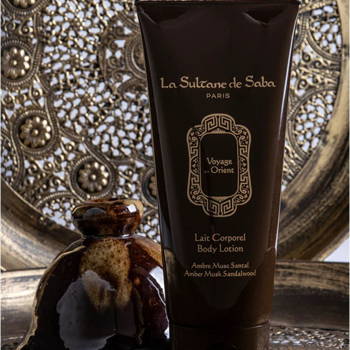 Body Lotion Amber Musk Sandalwood La Sultane De Saba