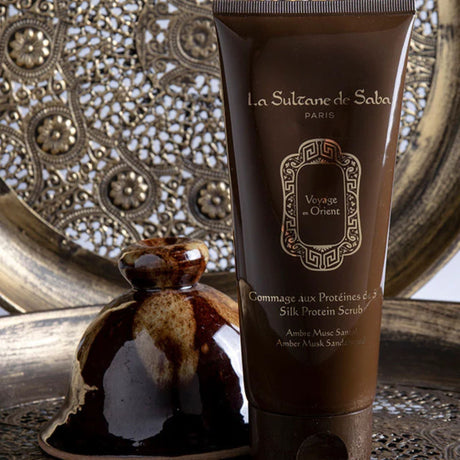 Silk Protein Scrub Amber Musk Sandalwood La Sultane De Saba