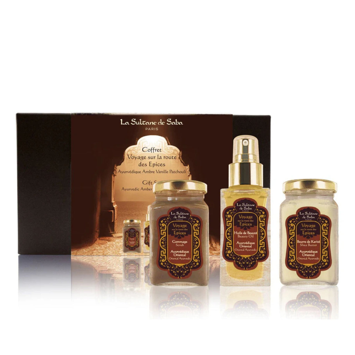 La Sultane de Saba Body Gift Set Amber Musk Sandalwood