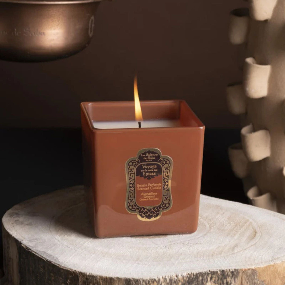Candle Ayurvedic Amber Vanilla Patchouli La Sultane de Saba
