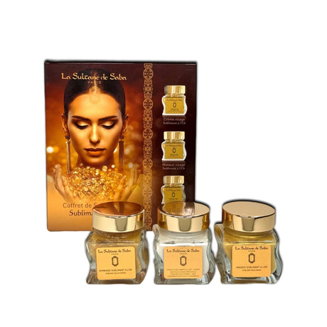 La Sultane de Saba Face Gift Set Gold Cedarwood Patchouli