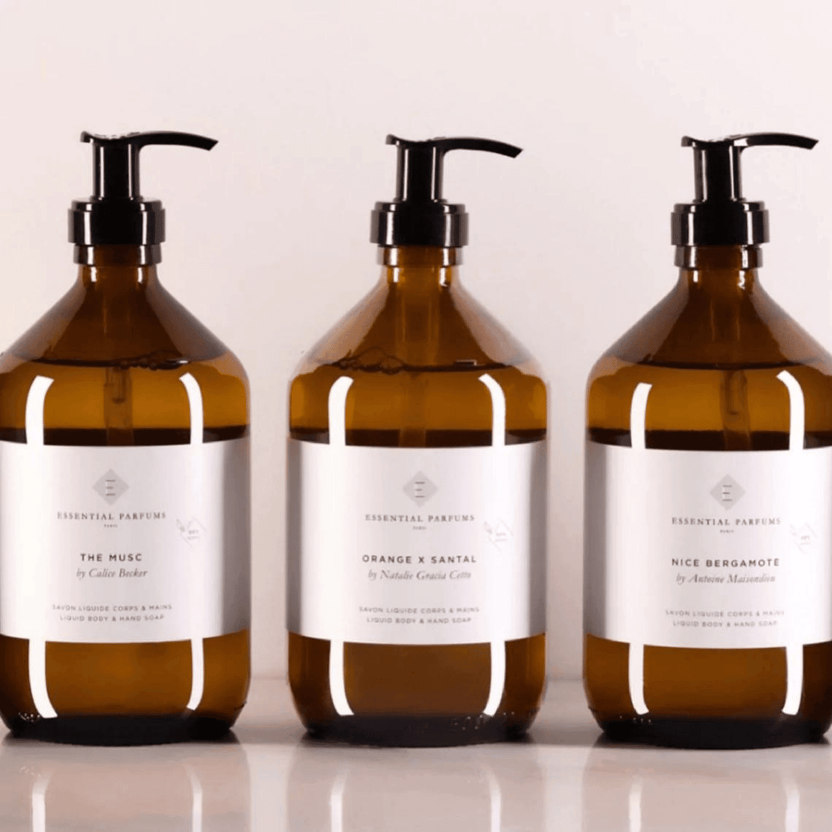 essential divine vanille liquid body soap
