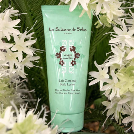Body Lotion Tiare Flowers Aloe Vera La Sultane De Saba 