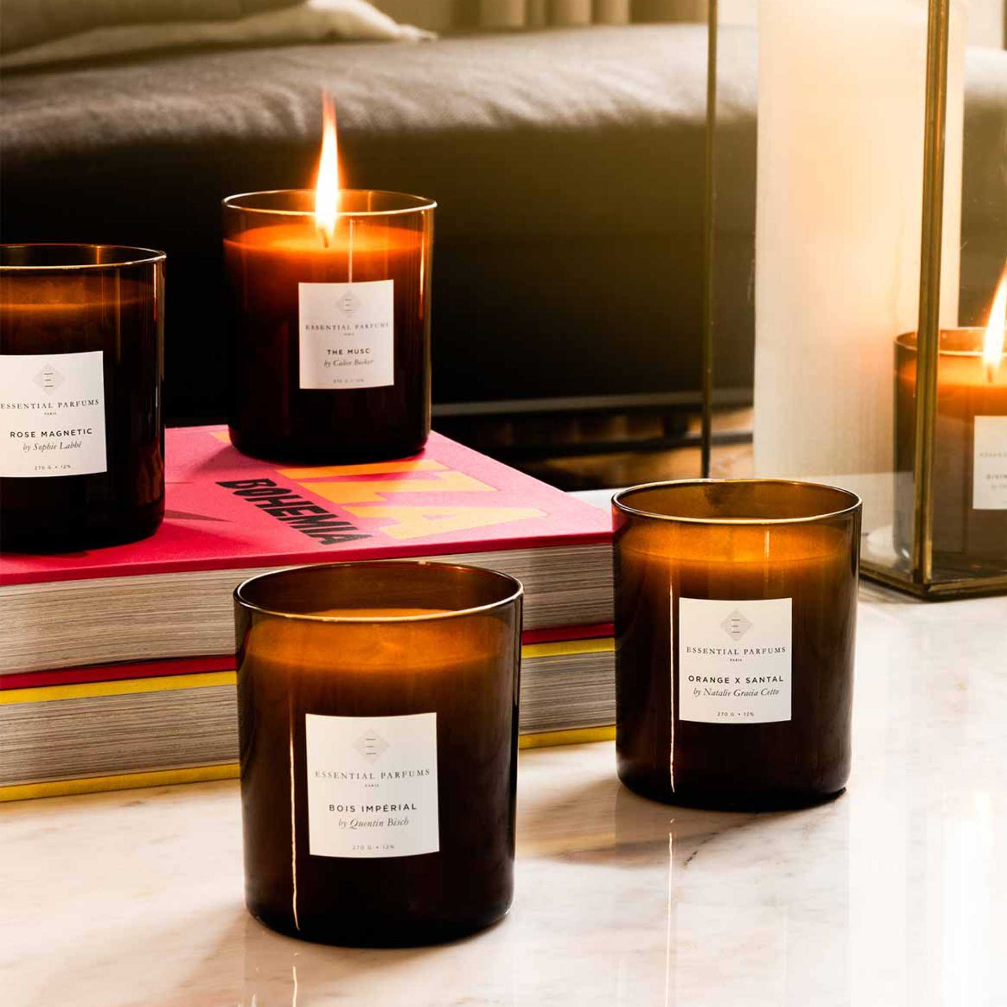 Orange X Santal Scented Candle | Essential Parfums – Maison Ephyr